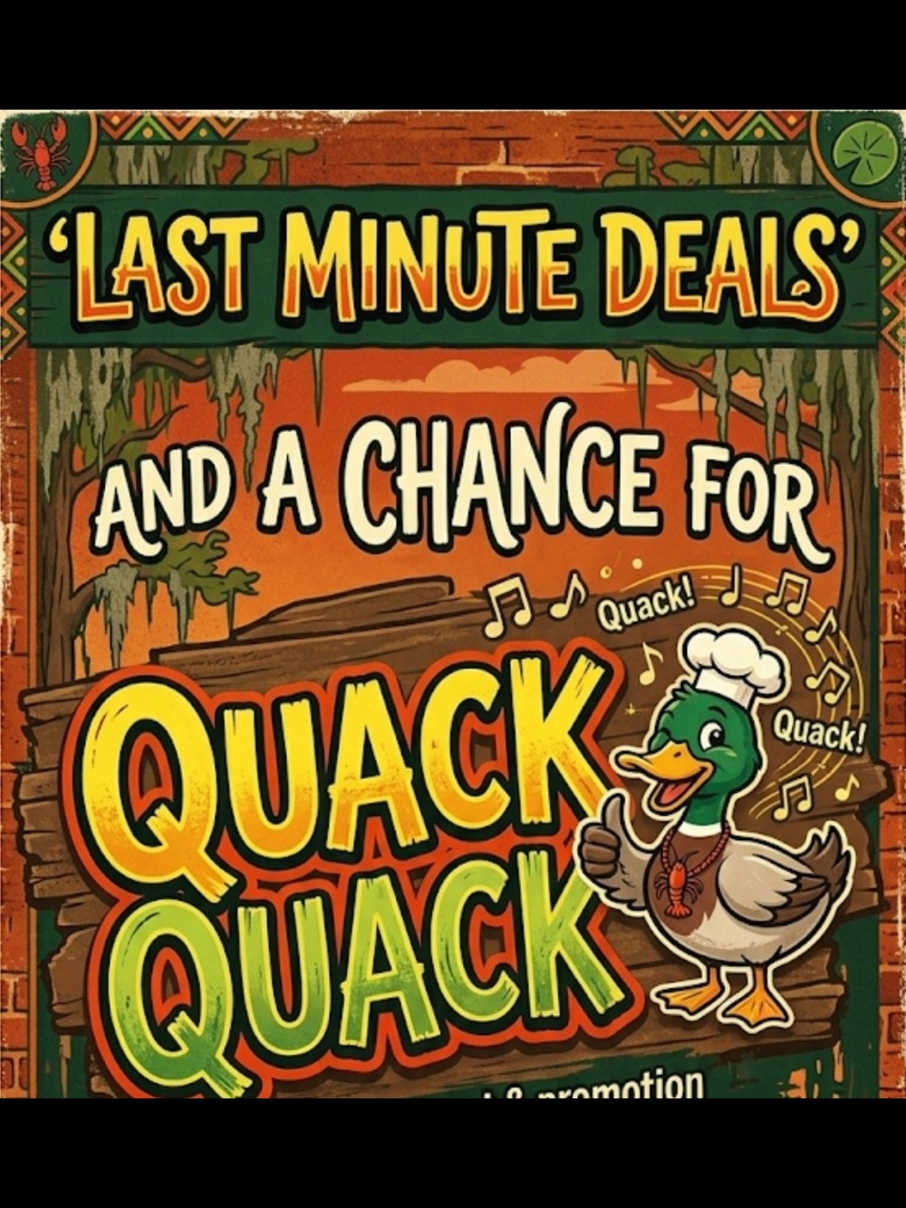 Quack Quack Last Minute Deals